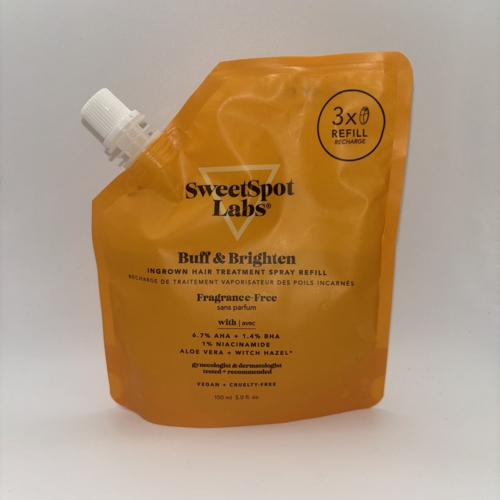 SweetSpot‎ Labs Ingrown Hair Treatment Spray (150ml Refill Pouch)
